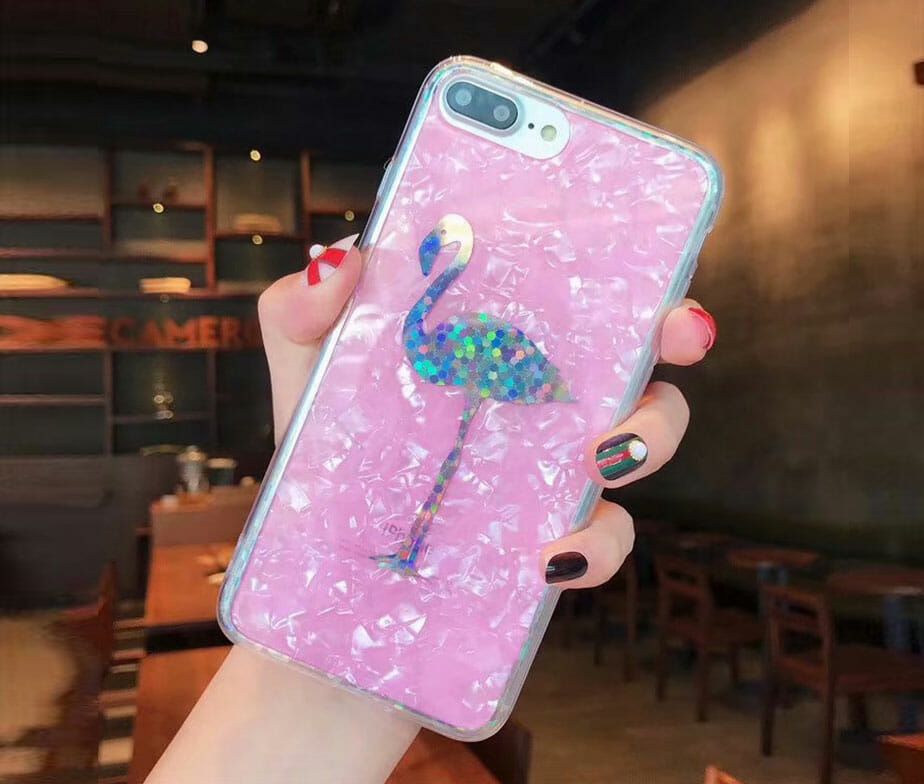 Θήκη Crystal Laser Flamingo - iPhone 6/ iPhone 6s