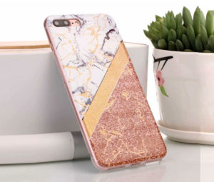 Θήκη Glitter Powder Marble Gold - iPhone 6 PLUS/ iPhone 6s PLUS