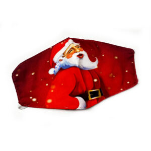 Παιδική Μάσκα Πολλαπλών Χρήσεων Χριστουγεννιάτικη Santa Red - One Size