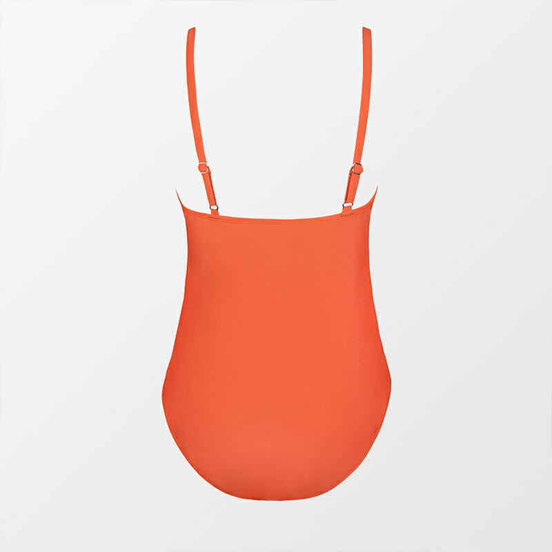 Μαγιό Εγκυμοσύνης Ολόσωμο Orange με Ρυθμιζόμενες Τιράντες - Paradise Collection (E2D003KK)