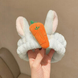 Κορδέλα Μαλλιών Μακιγιάζ Γκρι/Γαλάζιο Rabbit Carrot